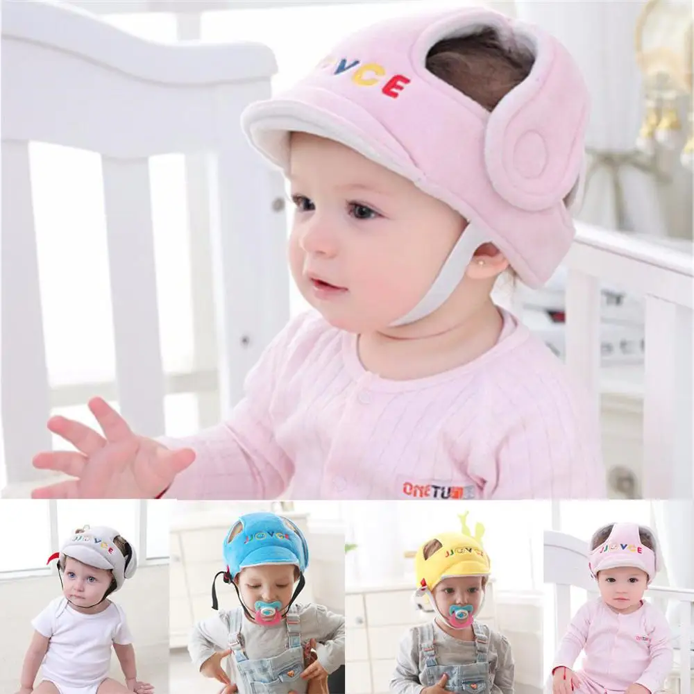 Baby Infant Head Protection Soft Hat Helmet Anti collision Security