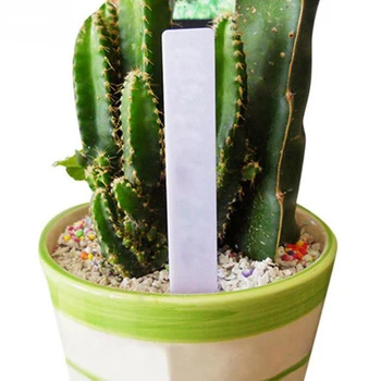 

50 Pcs/set White Labels Waterproof Plastic Plant Seed Labels Pot Marker Nursery Seedling Home Garden Stake Cute Practical Tags