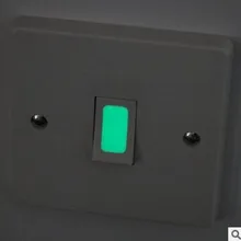 Украшение дома ночник наклейки на стену DIY креативные блестящие наклейки ночник наклейки на выключатель 10 a набор