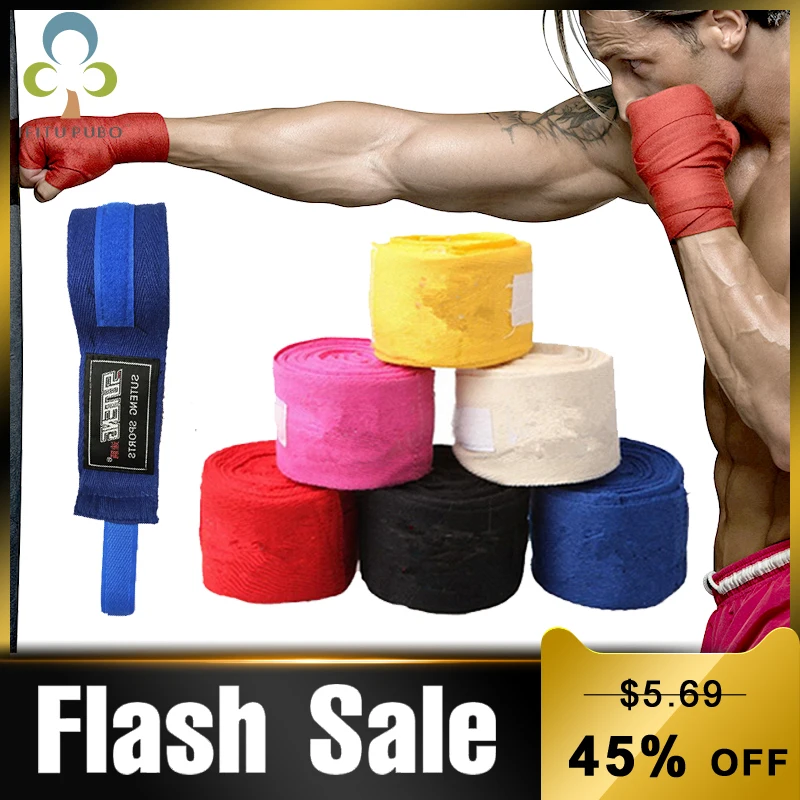 2pcspack25Mlength5cmwidthBoxingHandWrapsMMAMuayThaiKick