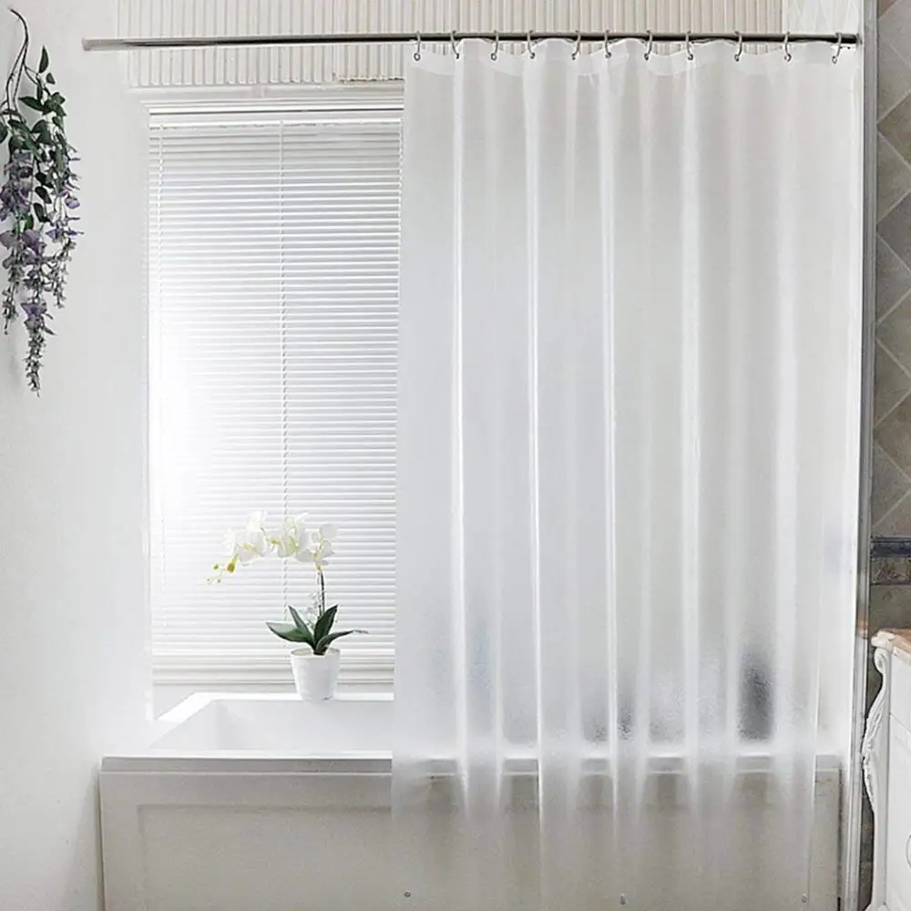 Eforcurtain Semi Transparent Frost Shower Curtain Liner Peva With