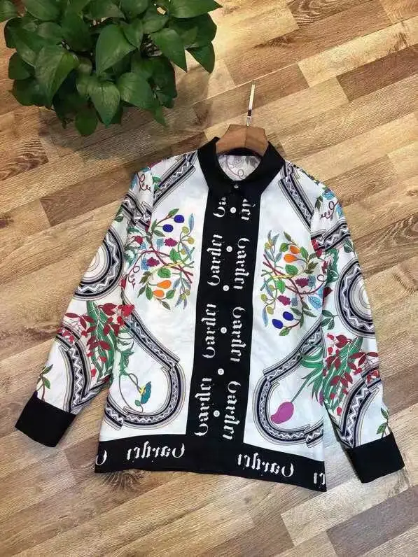 AH12344, модные женские блузки и рубашки,, Подиумные, Роскошные, известный бренд, Европейский дизайн, вечерние, стильная женская одежда