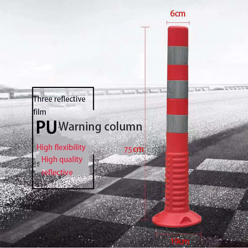 Warning Column Elastic Column Isolation Pile Guardrail Traffic Facilities Barricade Cone Reflective Anti-collision