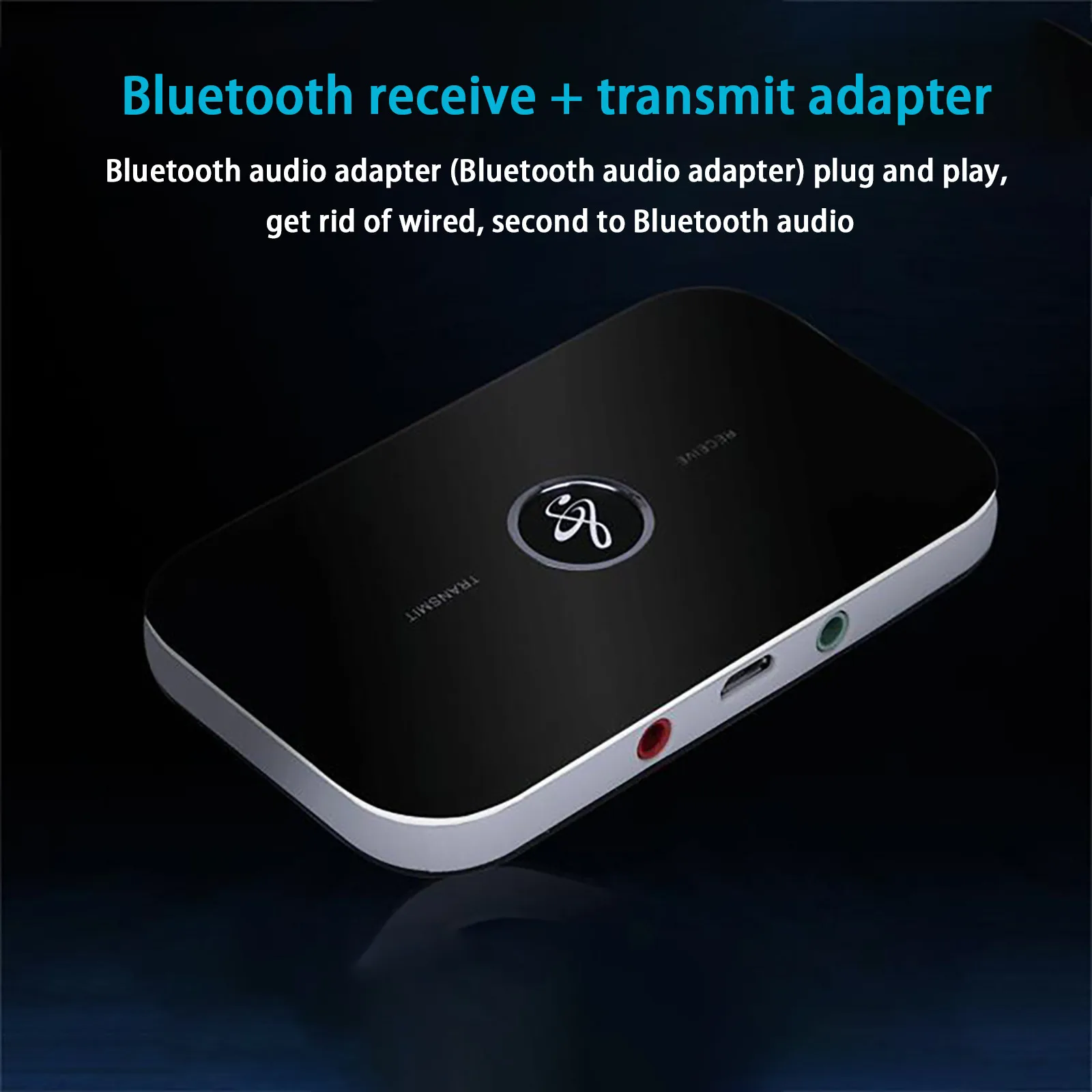 B6 2 в 1 Bluetooth передатчик приемник беспроводной A2DP аудио адаптер плеер с поддержкой