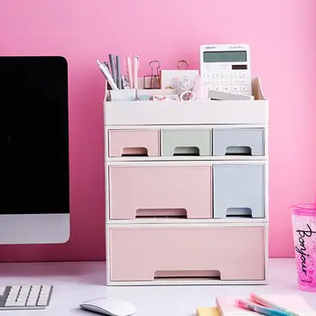 

Nordic Style Bathroom Drawer Box Storage Box Creative Practical Cloth Livingroom Storage Cabinet Home Organization Office