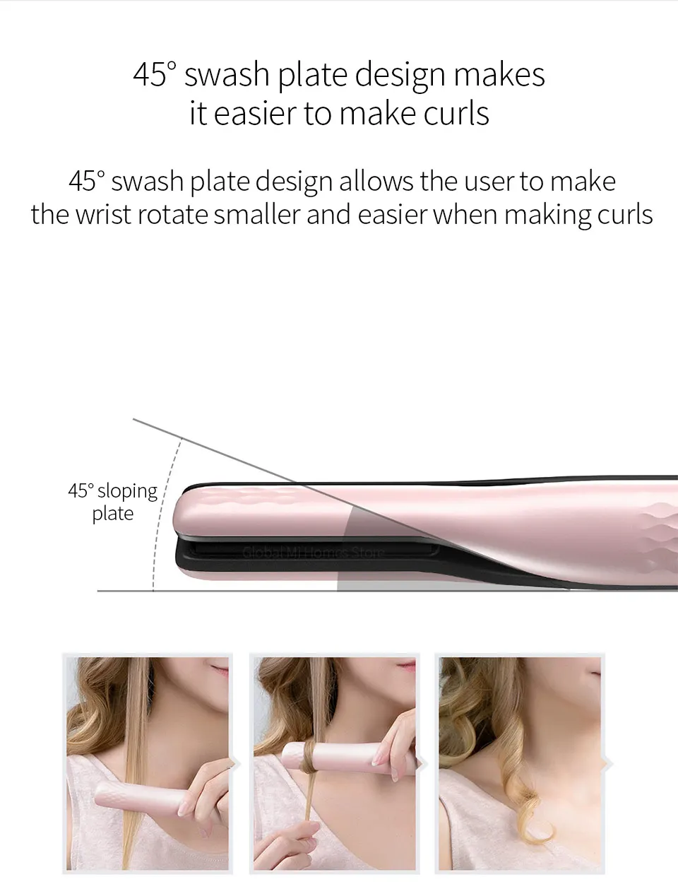 Xiaomi Youpin ENCHEN беспроводной мини два применения палка для волос Большая емкость отрицательная клемма аккумулятора ионизация волос Уход снижение травм 34