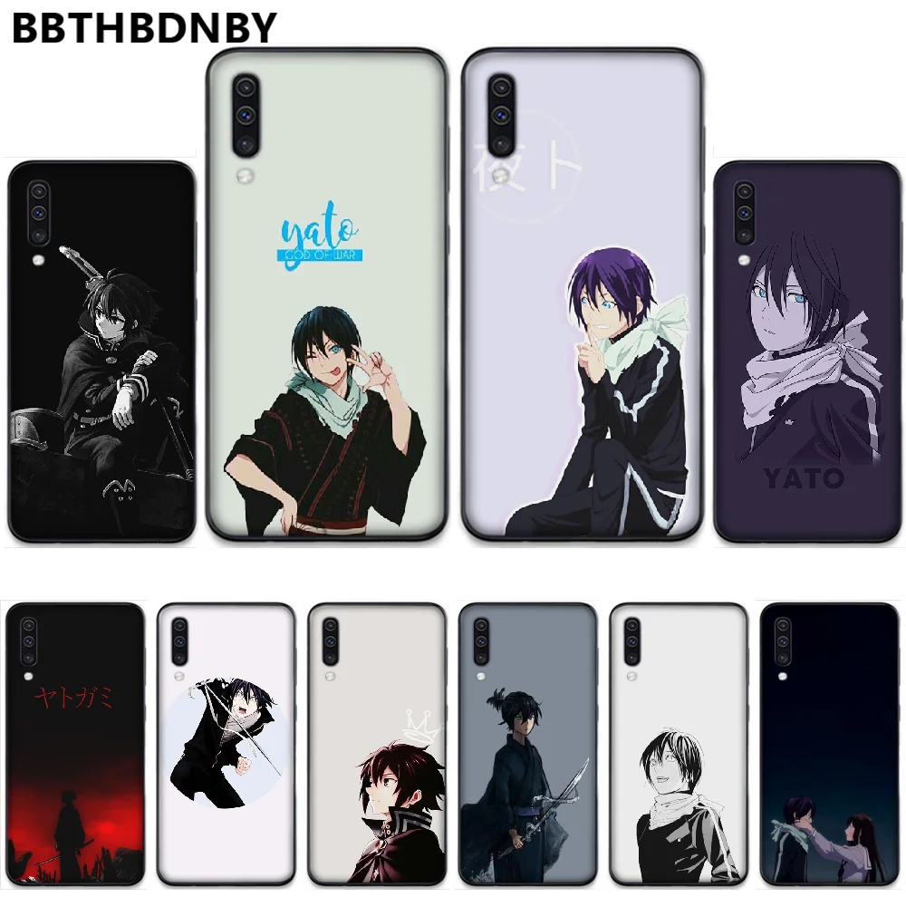 Noragami yato Аниме новое поступление черный чехол для мобильного телефона Samsung S6 S7 edge S8