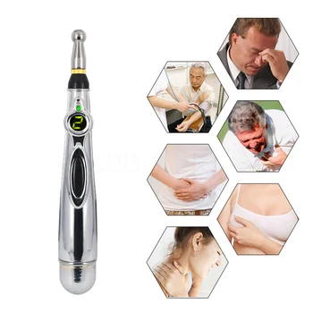 

New Electric Acupuncture Pen Massage Pen Meridians Laser Therapy Heal Energy Pen Relief Pain Tools For Body Head Back Dropship