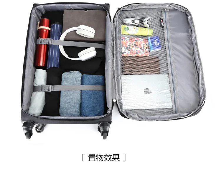 Летний многофункциональный универсальный чемодан с паролем для колес большой емкости, ультра легкий дорожный чемодан для мужчин и женщин