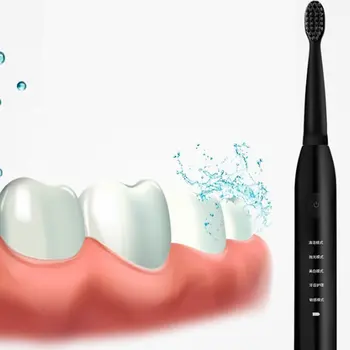 

Powerful Electric Toothbrush Rechargeable 41000time/min Ultrasonic Washable Electronic Whitening Waterproof Teeth Brush
