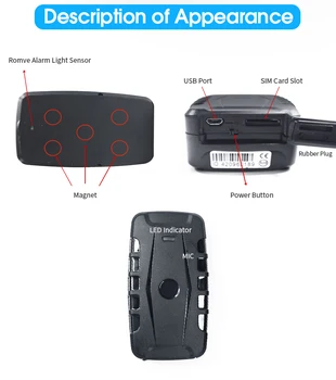

20000mAh AODIHENG Branded Free Installation GPS Tracking Locator with Free IPMI LK209C-2G 3G 4G for Commercial and Private use