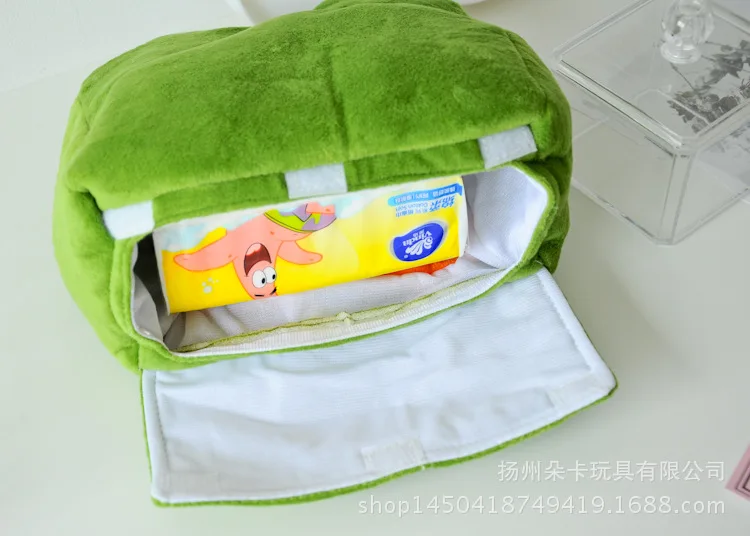 Sad Frog коробка для салфеток Sad Frog аниме периферийный живой загрязнения плюшевая бумажная коробка для извлечения