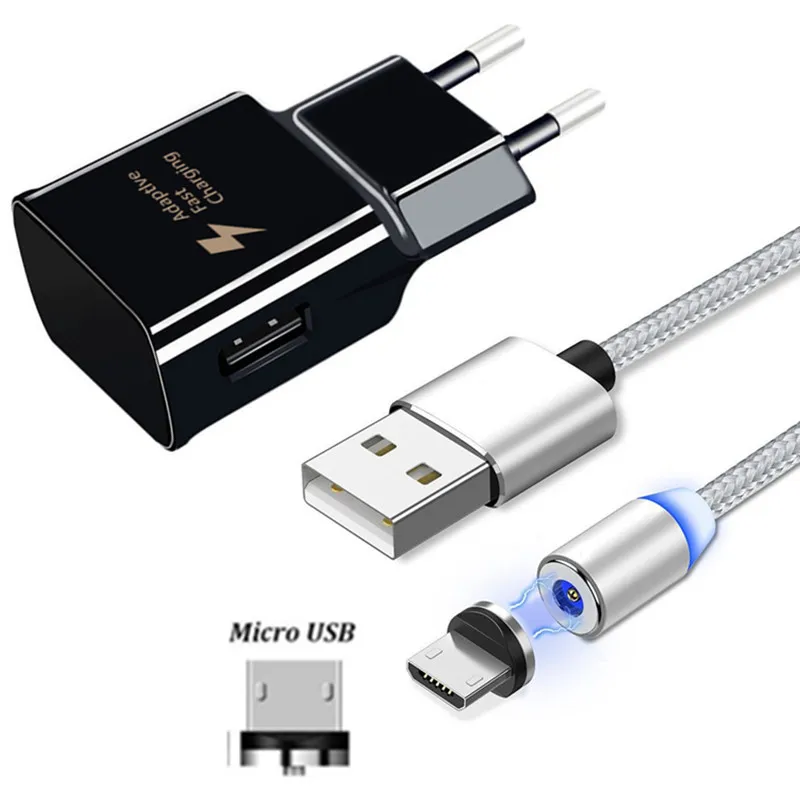 Микро USB зарядное устройство магнитный кабель для htc Desire 12 plus 12s One X10 M7 M8 M9 зарядное устройство для LG X power 2 Stylo 3 plus K8 K10