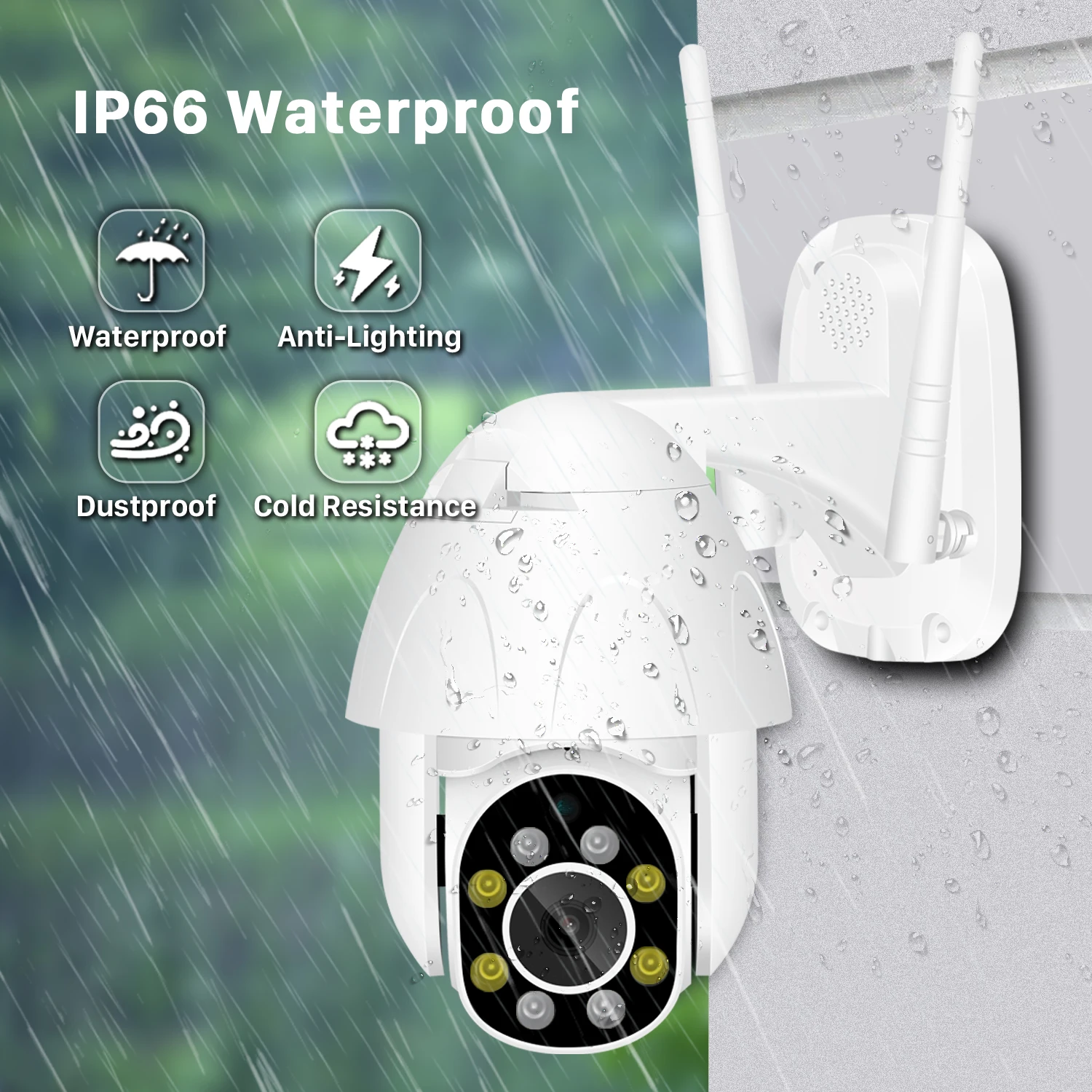 

1080P IP Camera Wifi Audio Speed Dome PTZ Security Camera Auto Tracking P2P Cloud Wireless CCTV Cam