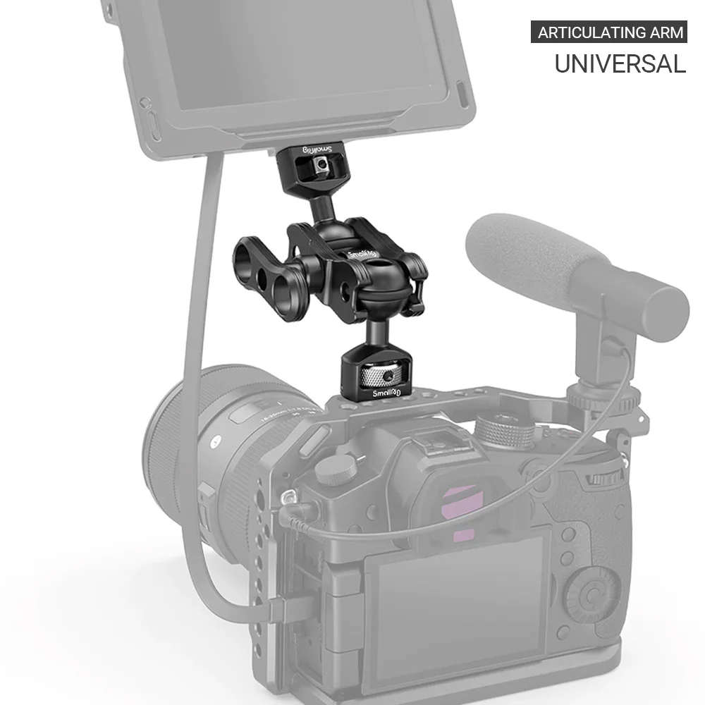 SmallRig DSLR камера шарнирная Магическая рукоятка с двойной шаровой головкой (винты 1/4