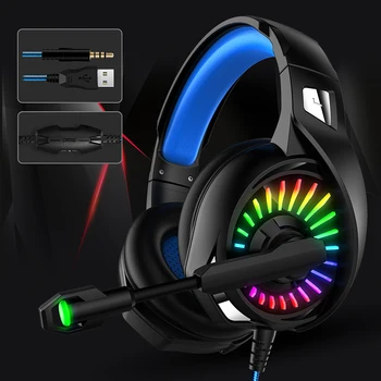 

A20 PS4 Gaming Headphones 4D Stereo RGB Marquee Earphones Headset with Microphone for New Xbox One/Laptop/Computer Tablet Gamer