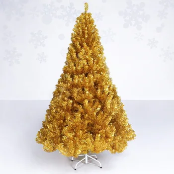 

Home Decor Craft 150/180 cm Encryption Gold PVC Tree Colorful Artificial Christmas Tree Decoration Room Christmas Decoration
