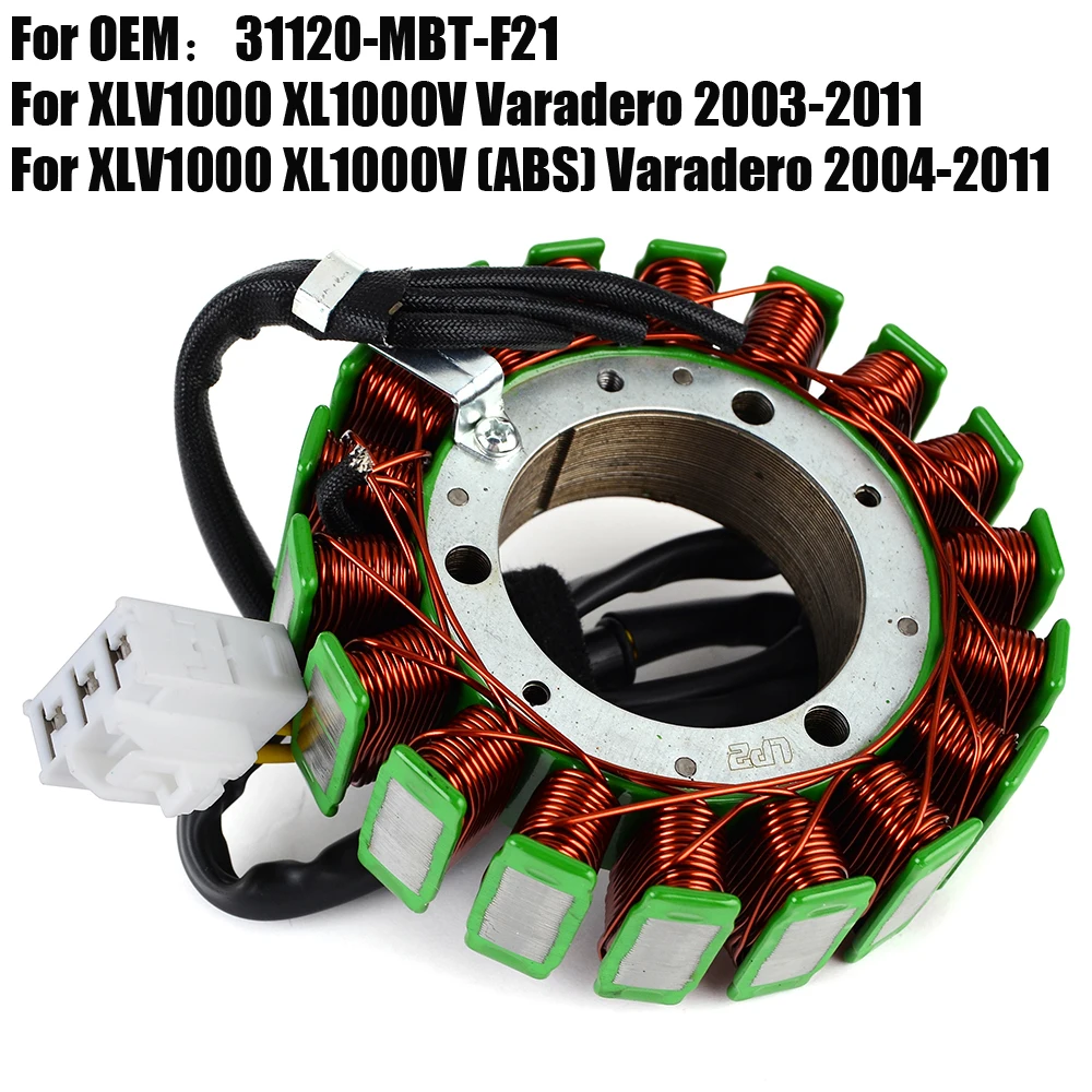 

Stator Coil for Honda XLV1000 XL1000V ABS Varadero 2004 - 2011 2005 2006 2007 2008 2009 2010 31120-MBT-F21 XLV 1000 XL 1000V