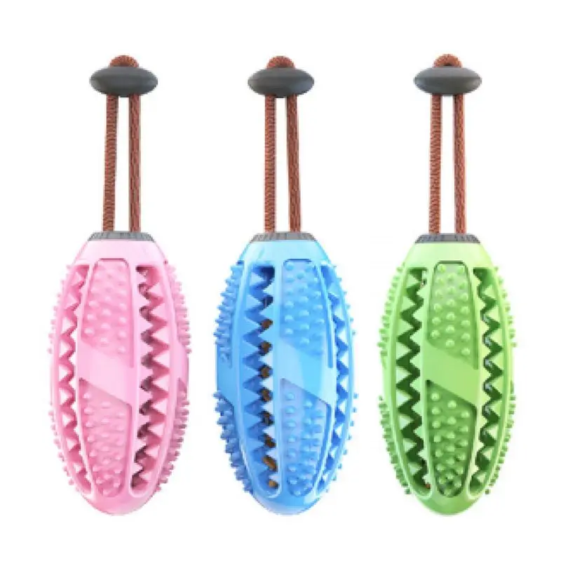 Pet Tug-a-Jug выдавливание еды-дозирование резиновый пищалка неравномерный отскок пищащая игрушка для собак использование декомпрессионная эластичная