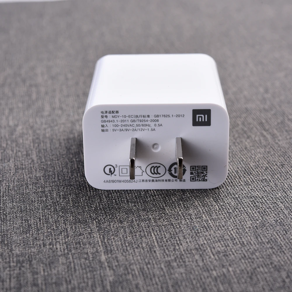 Xiaomi Mi 8 9 SE Redmi Note 10 9S 8T 8 7 Pro Charger QC3.0 Quick 18W EU/US Wall Fast Charge Adapter Type C Cable For Mi CC9 A3 6 65w charger usb c