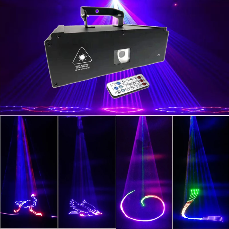 

3D animation Bluetooth advertising light DMX512 stage lighting laser projector dance bar bar party disco DJ effect light