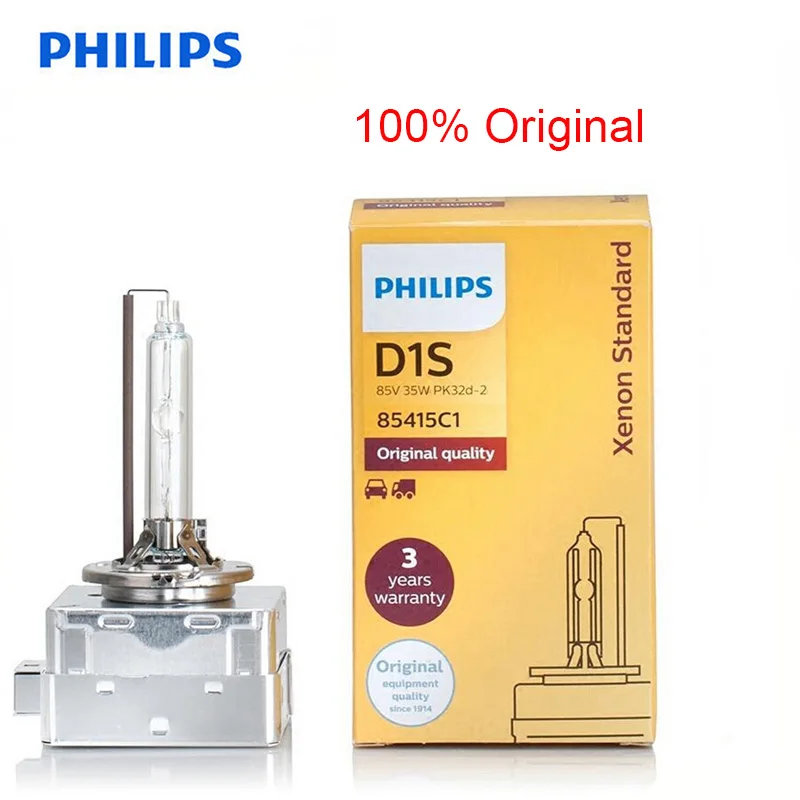 Philips D1S HID 85415 35 Вт ксеноновая стандартная головная лампа 4200K яркий белый