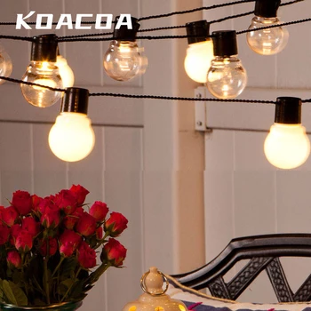 

6m 20 LED wedding string Party Ball string light outdoor led Christmas Lights Connectable fairy light garden party garland