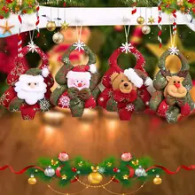 Декор Новогодняя Рождественская елка Санта Клауса Подвески рождественские украшения рождественские украшения для подарков для дома