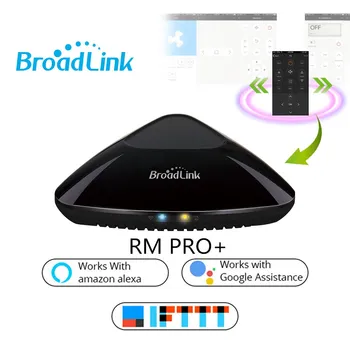 

Broadlink RM Pro+ RM MINI3 Universal Intelligent Remote Controller Smart Home Automation WiFi+IR+RF Switch For IOS Android Phone
