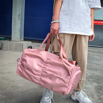 

Brand Originality Design Travel bag men's short-distance travel hand luggage bag women go out light shoulder slung fitness bag