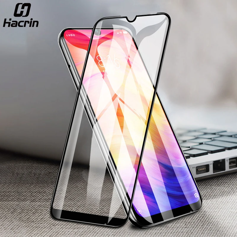 Для Xiaomi Redmi Note 7 закаленное стекло взрывозащищенное Премиум полное покрытие