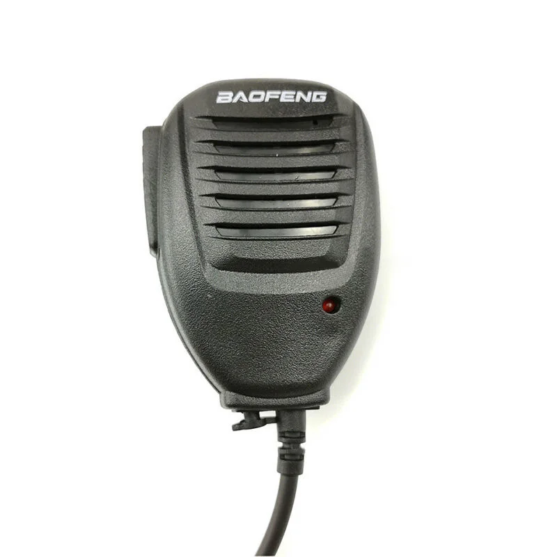 Динамик микрофон Walkie Talkie Mic W/360 ° зажимы водонепроницаемый для Baofeng UV-9R