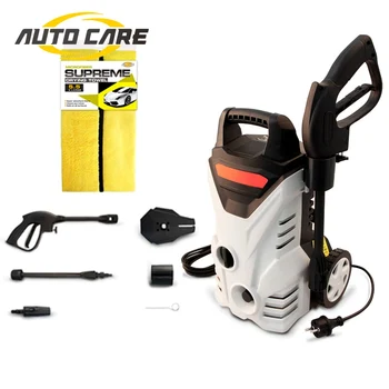 

1400W 220V Car Washer 1600PSI 1.36GPM detergent bottle self-washing machine High Pressure Cleaner With Wash towel