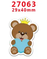 27063 30 шт. плоское украшение из смолы мультфильм смолы pr27720 - Цвет: 27063
