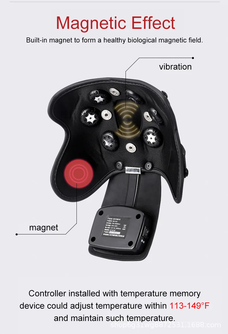 KNEE MASSAGER WITH HEAT