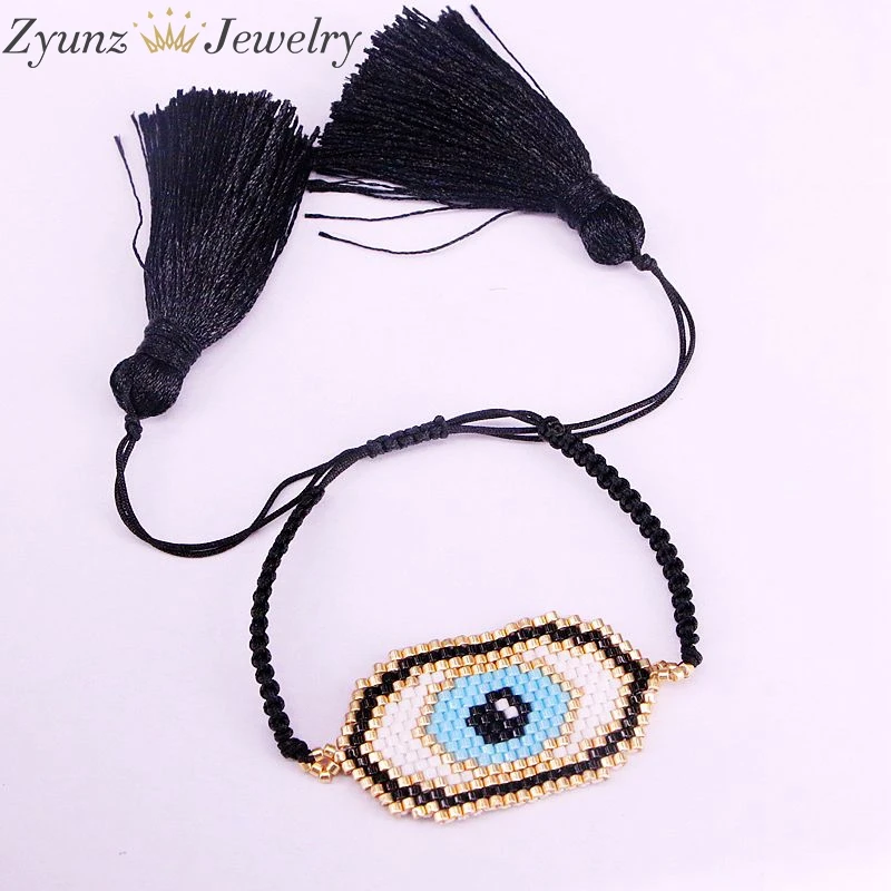 5 шт., браслет Miyuki Hamsa Hand/Star/Eye, элегантный трендовый браслет для женщин, для девочек, очаровательный ювелирный браслет