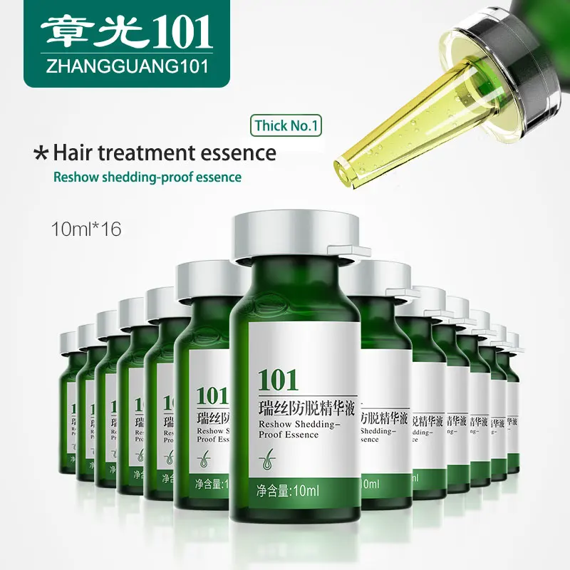 Zhangguang 101 B Formula Hair Tonic 10ml X16 Powerful Anti Hair Loss Chinese Herbal Medicine Therapy Loss Treatment Essence