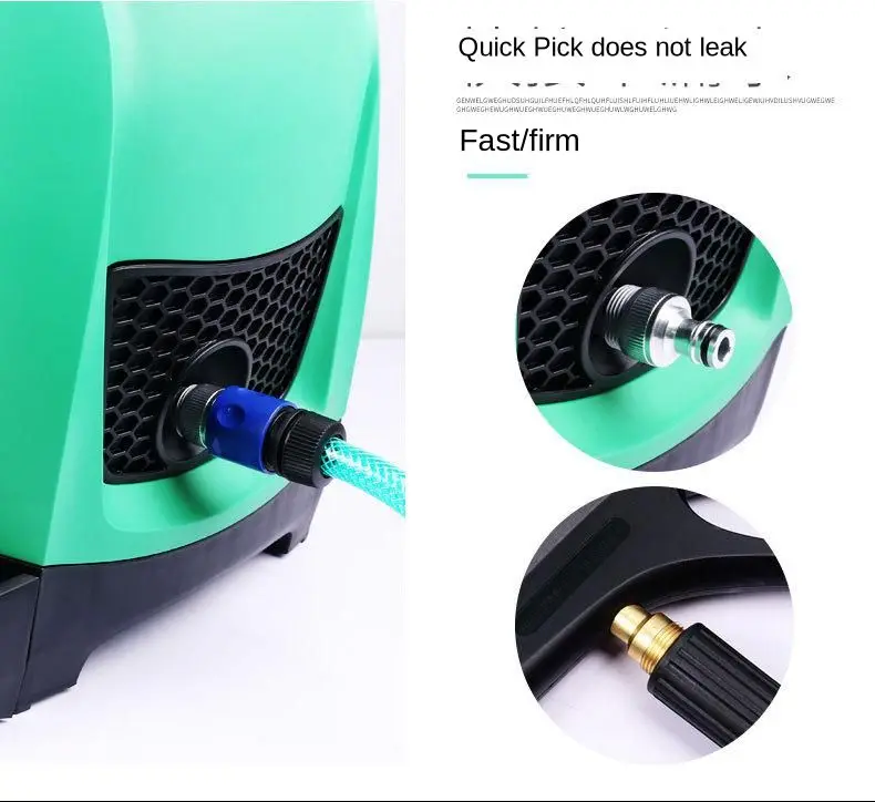 High pressure car washing machine household 220v washing machine portable automatic car wash pump water gun pump pressure clean