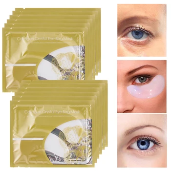 

Crystal Collagen Eye Mask Under Eye Patch Anti Ging Anti Wrinkle Moisturizing Puffiness Dark Circles Remover Gel Pads Eye Care