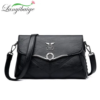 

Lanyibaige Luxury Purses And Handbags Women Bags Designer Female Soft Leather Shoulder Crossbody Bags For Women 2020 Casual Flap