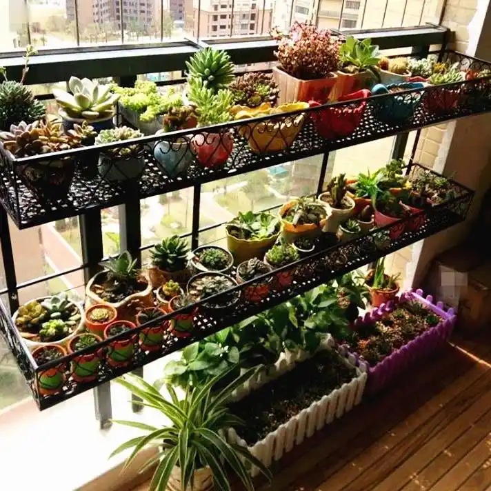 バルコニーの花ラック吊り錬鉄製手すり壁ポットガードレール多層棚窓 植物棚 Aliexpress バルコニーの花ラック吊り錬鉄製手すり壁ポットガードレール多層棚窓 植物棚 Aliexpress