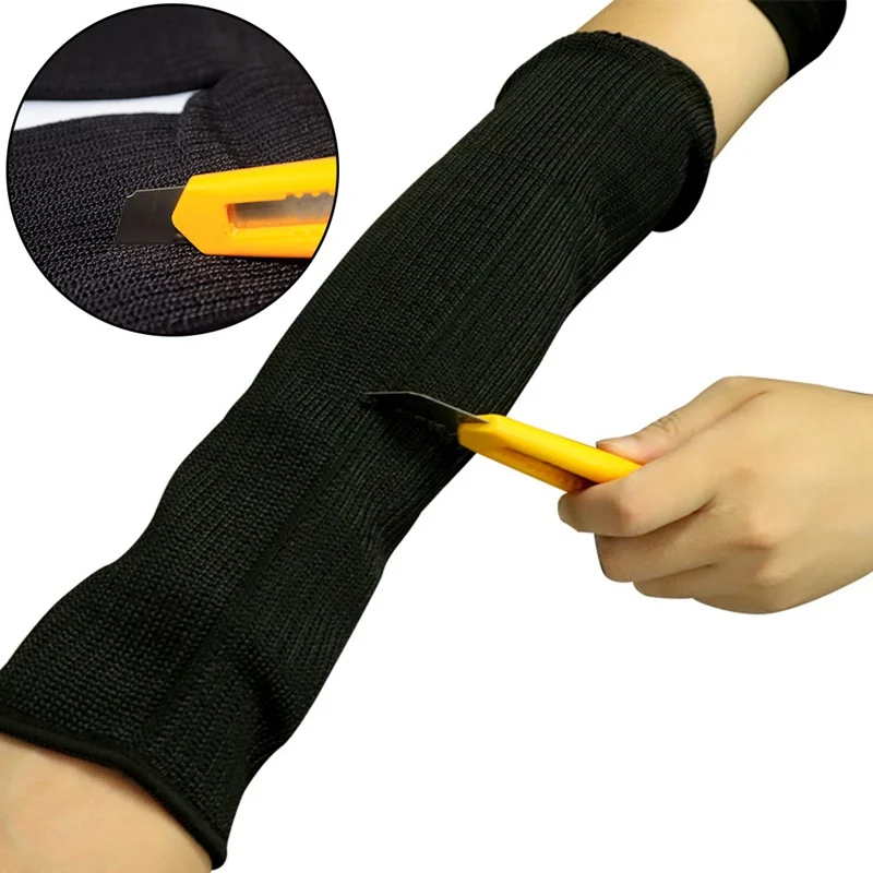 

1 Pair Steel Wire Cut Proof Arm Sleeve Guard Bracer Anti Abrasion Armband Protector Anti-Cutting Arms Work Labor Protection Tool