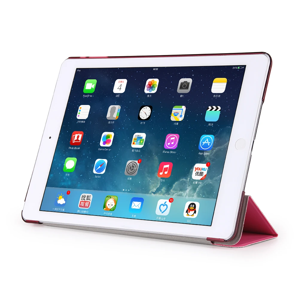 Кожаный чехол для Apple iPad Mini 4 5 модный умный + Прозрачный A1550'A1538 A2133 A2124|Сумки и