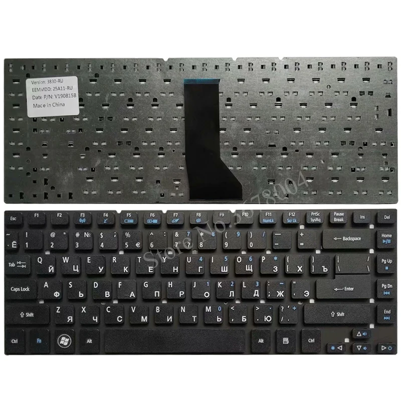Русская клавиатура для ноутбука Acer Aspire 3830 3830G 3830T 3830TG 4830 4830G 4830T 4830TG V3-471 4755 4755g E1-410