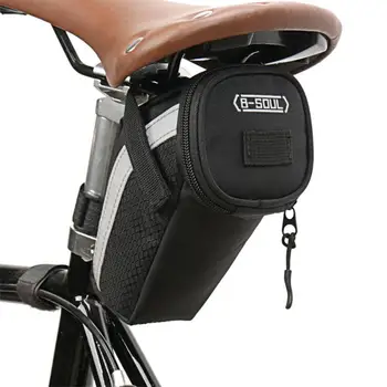 

Bicycle Saddle Rear Bags Reflective Cycling Tail Rear Pouch Bag Bike Back Seat Bicycle Accessories