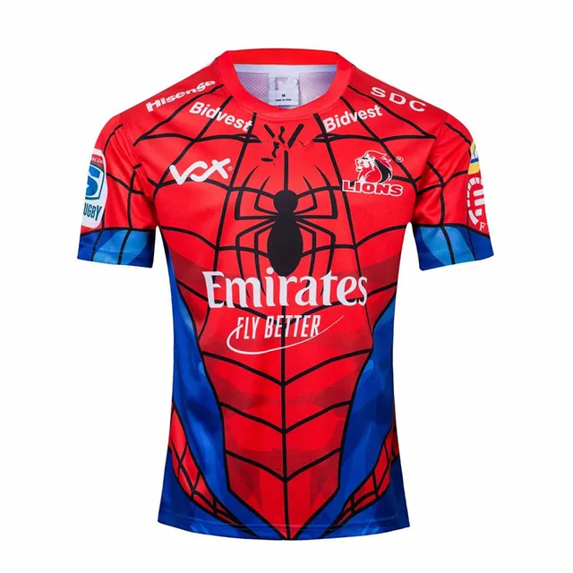 spider man rugby jersey lions