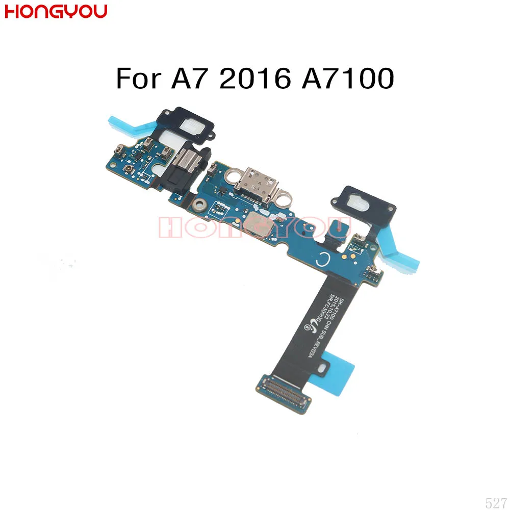USB коннектор для зарядки док станции разъем штекер гибкий кабель Samsung Galaxy A7 2016 A7100