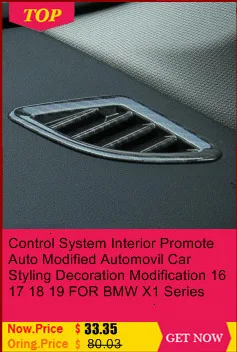 Horn Control System Air Conditioner Interior Excent Decorative Automovil Sticker Strip Accessories 16 17 18 19 FOR BMW X1 Series