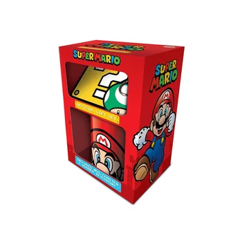 

SET gift mug MARIO BROS POSAVASO keychain