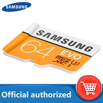 

100% Original SAMSUNG TF Card Micro SD Memory Card 64GB u3 EVO Plus 128GB Class10 100MB/S 32G Micro SDXC UHS-1 4K Ultra HD